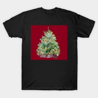 WL Christmas Tree in RED T-Shirt